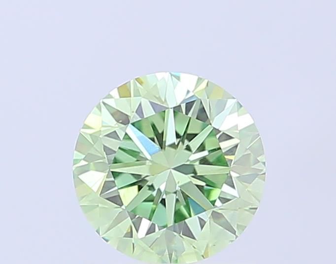 1.33 CT Fancy Vivid Green ROUND