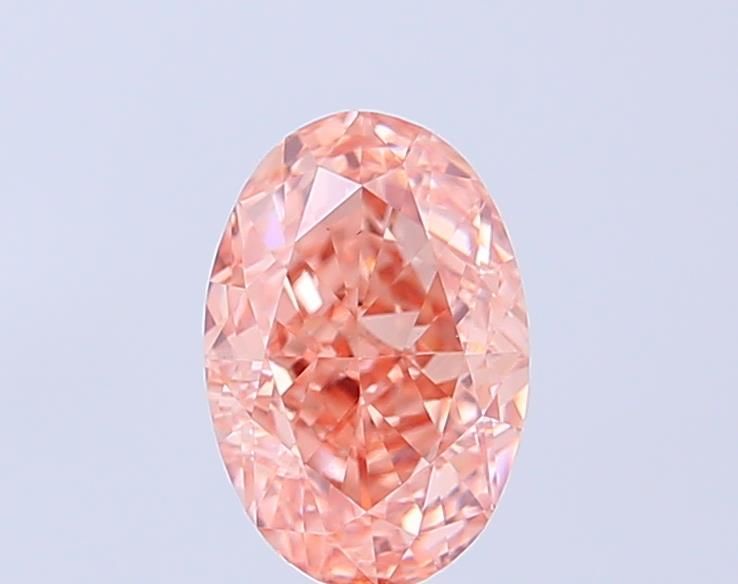 1.16 CT Fancy Pink Brown OVAL