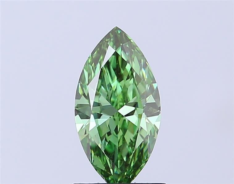 1.54 CT Fancy Vivid Green MARQUISE