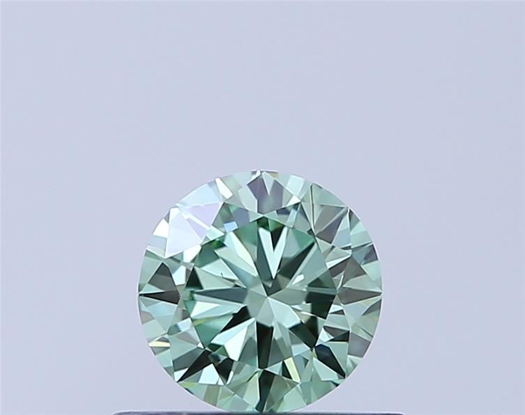 0.5 CT Fancy Vivid Green ROUND