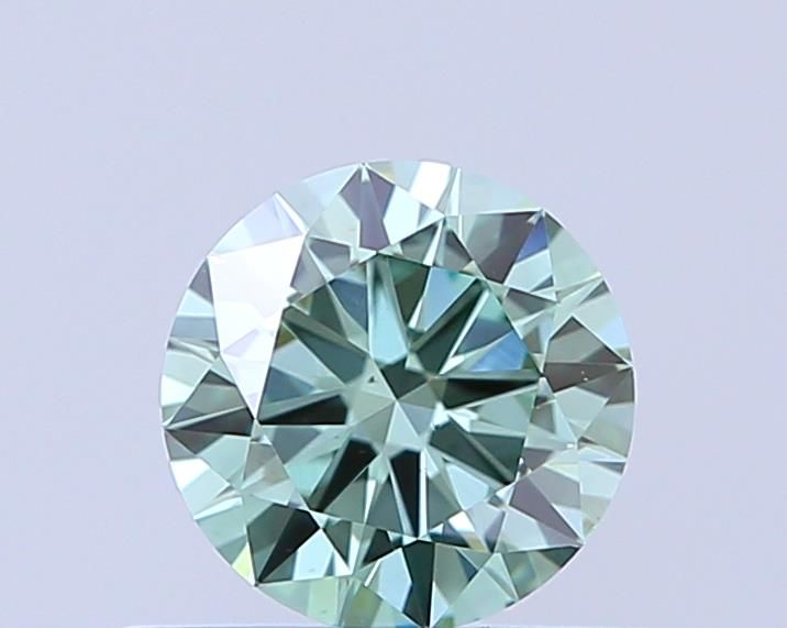 0.5 CT Fancy Vivid Green ROUND