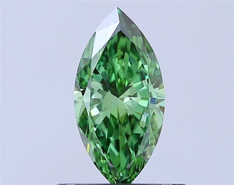 0.55 CT Fancy Vivid Green MARQUISE