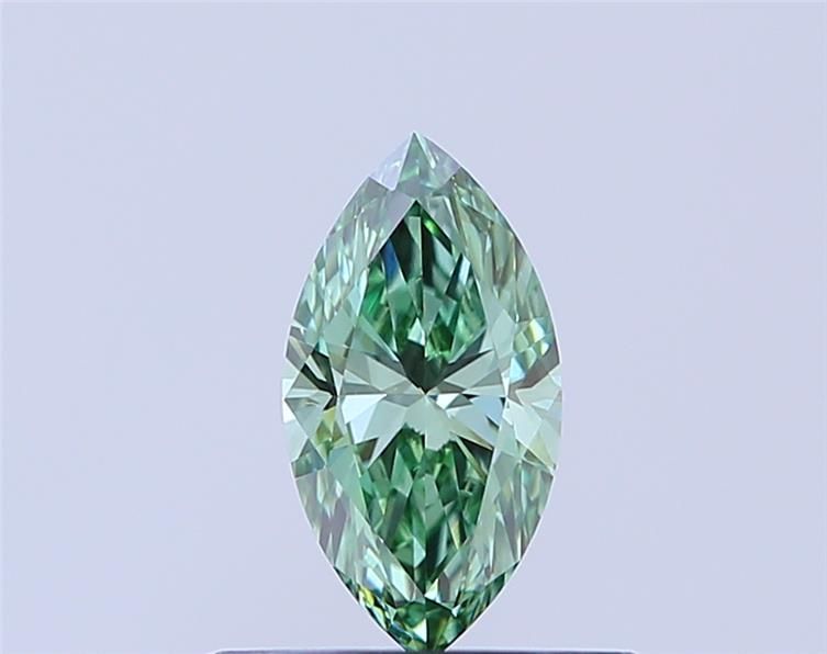 0.43 CT Fancy Vivid Green MARQUISE