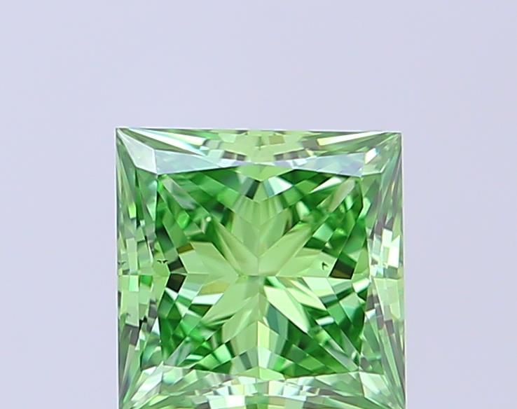 1.02 CT Fancy Vivid Green PRINCESS