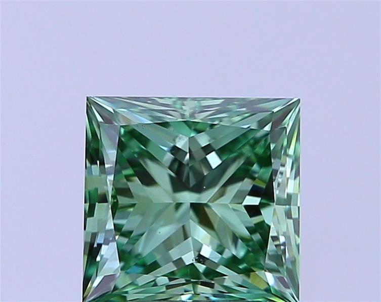 1.01 CT Fancy Vivid Green PRINCESS