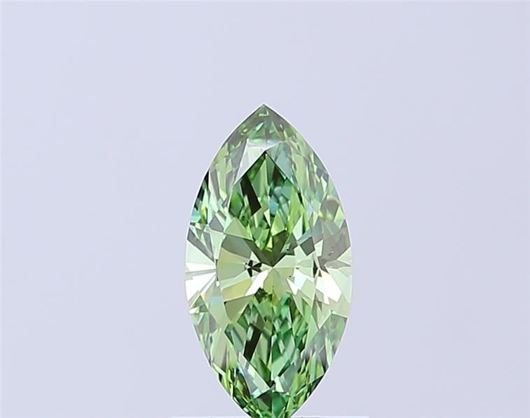 1.01 CT Fancy Vivid Green MARQUISE