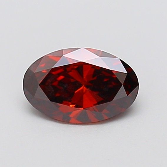 0.91 CT Fancy Deep Orange OVAL