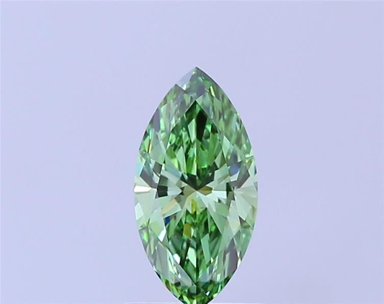 1.01 CT Fancy Vivid Green MARQUISE