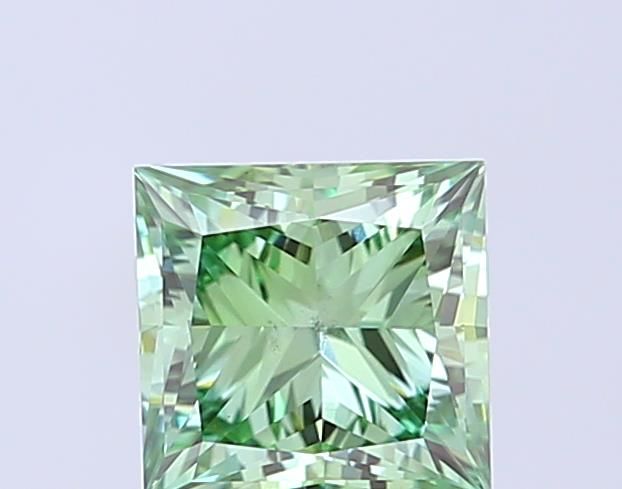 1.51 CT Fancy Vivid Green PRINCESS