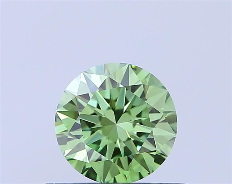 0.5 CT Fancy Vivid Green ROUND