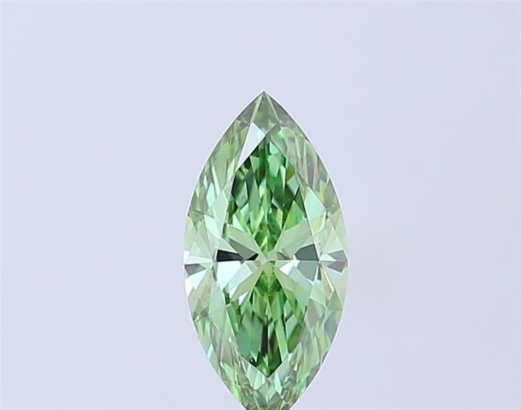1.0 CT Fancy Vivid Green MARQUISE