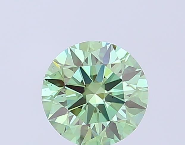 1.0 CT Fancy Vivid Green ROUND