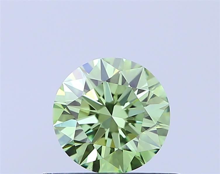 0.53 CT Fancy Vivid Green ROUND