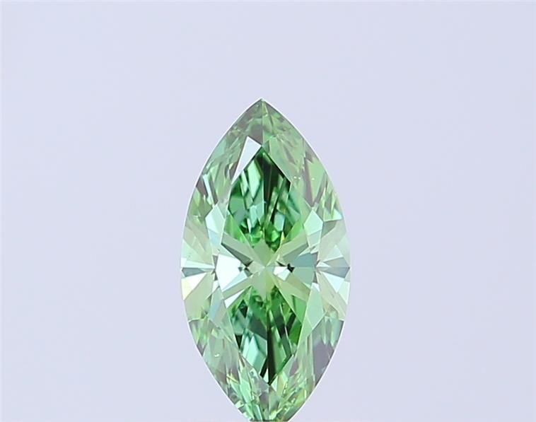 1.02 CT Fancy Vivid Green MARQUISE