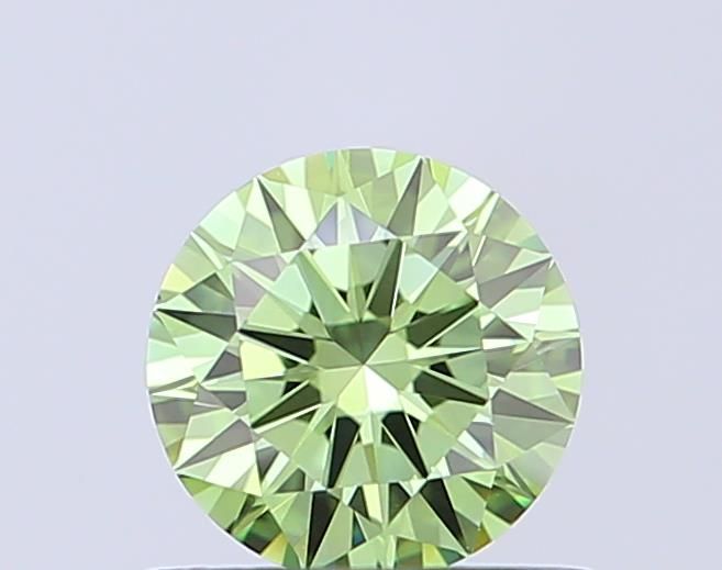 0.51 CT Fancy Vivid Green ROUND