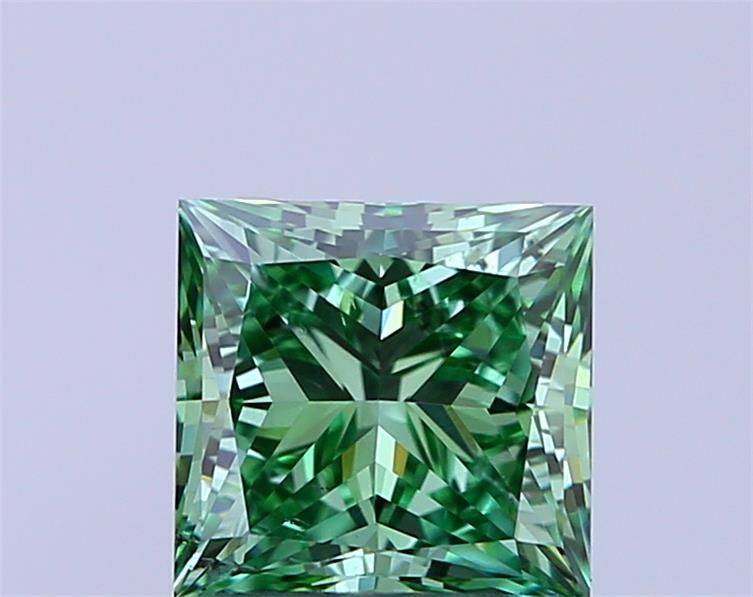 1.01 CT Fancy Vivid Green PRINCESS