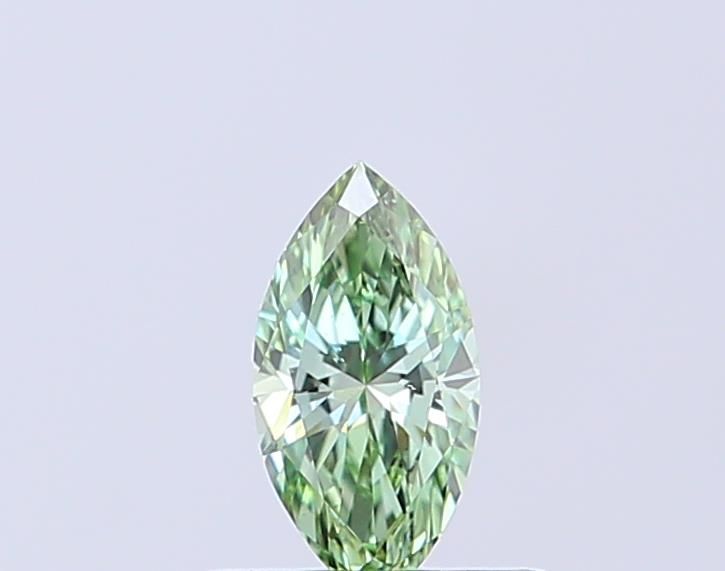 0.32 CT Fancy Vivid Green MARQUISE