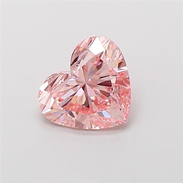 1.1 CT Fancy Intense Pink HEART