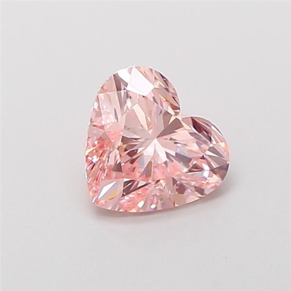 1.07 CT Fancy Intense Pink HEART