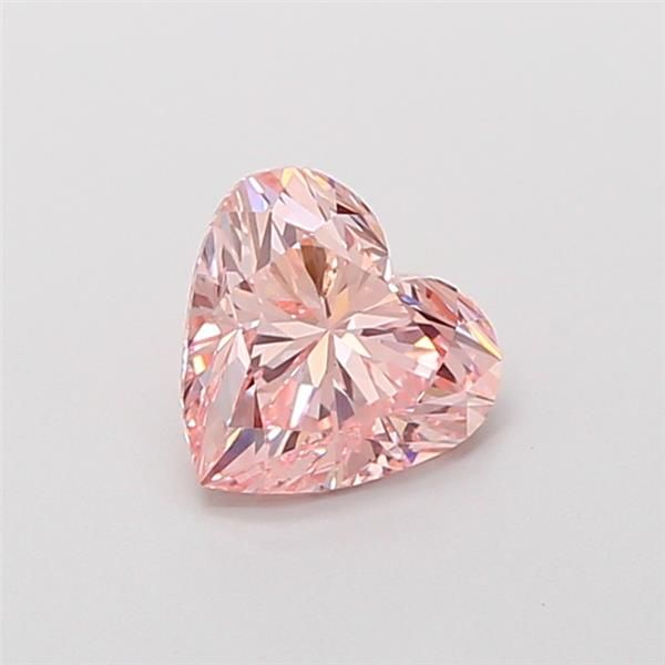 1.06 CT Fancy Intense Pink HEART