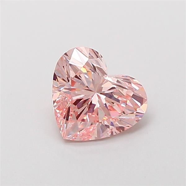 1.08 CT Fancy Intense Pink HEART