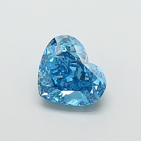 2.04 CT Fancy Vivid Blue HEART