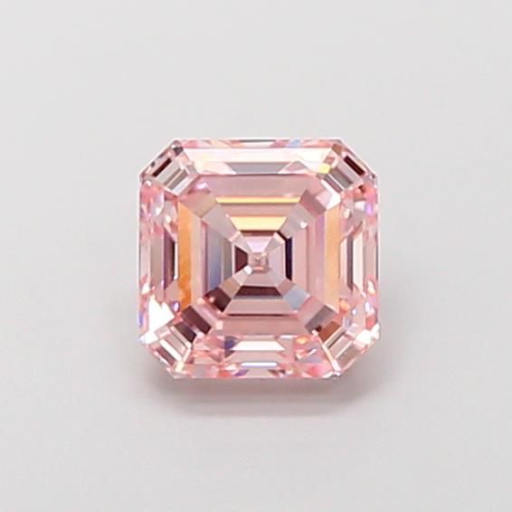 1.62 CT Fancy Intense Pink ASSCHER