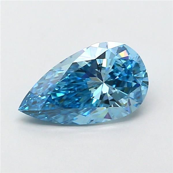 1.4 CT Fancy Vivid Blue PEAR