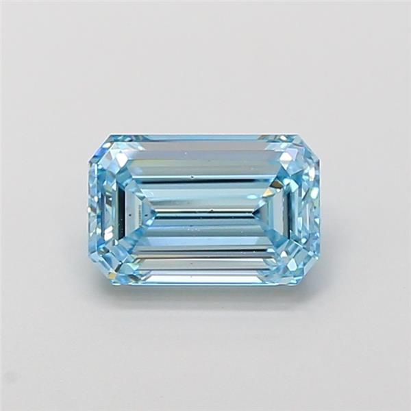 1.5 CT Fancy Vivid Blue EMERALD