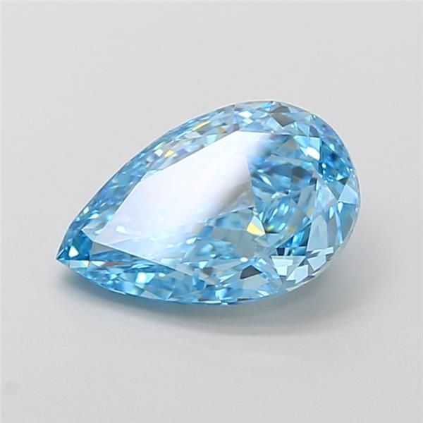 2.14 CT Fancy Vivid Blue PEAR