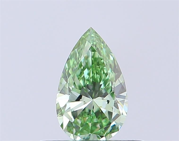 0.3 CT Fancy Vivid Green PEAR