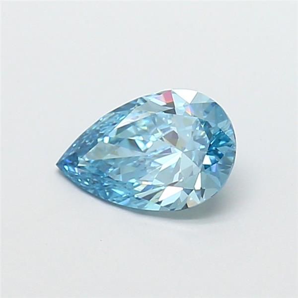 1.01 CT Fancy Vivid Blue PEAR