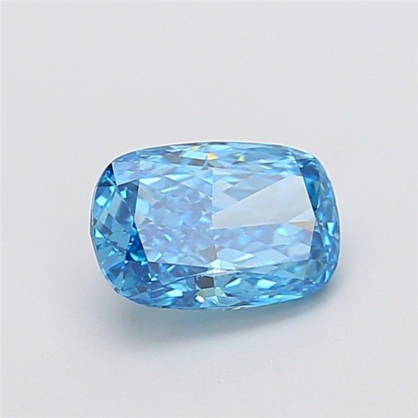 2.04 CT Fancy Vivid Blue CUSHION MODIFIED