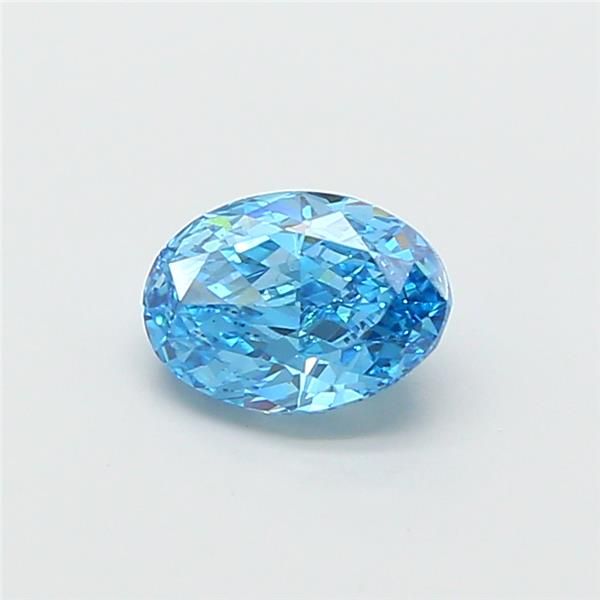 1.51 CT Fancy Vivid Blue OVAL