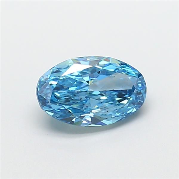 2.01 CT Fancy Vivid Blue OVAL