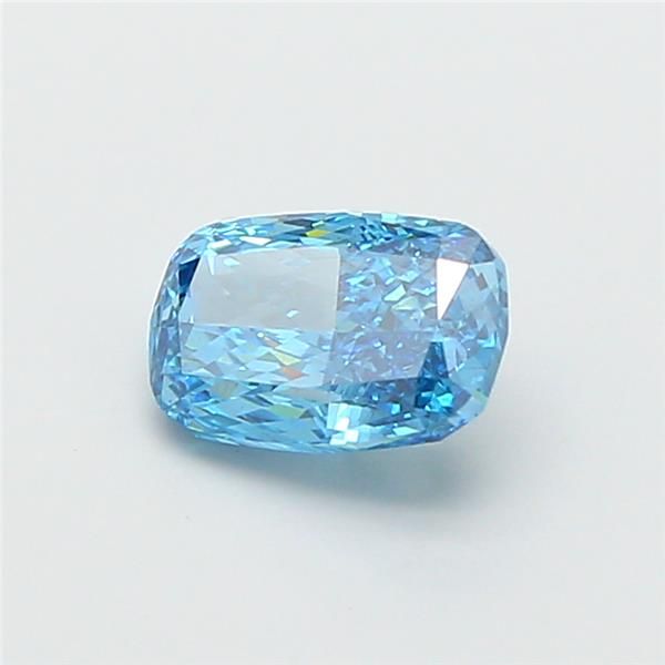 2.03 CT Fancy Vivid Blue CUSHION MODIFIED