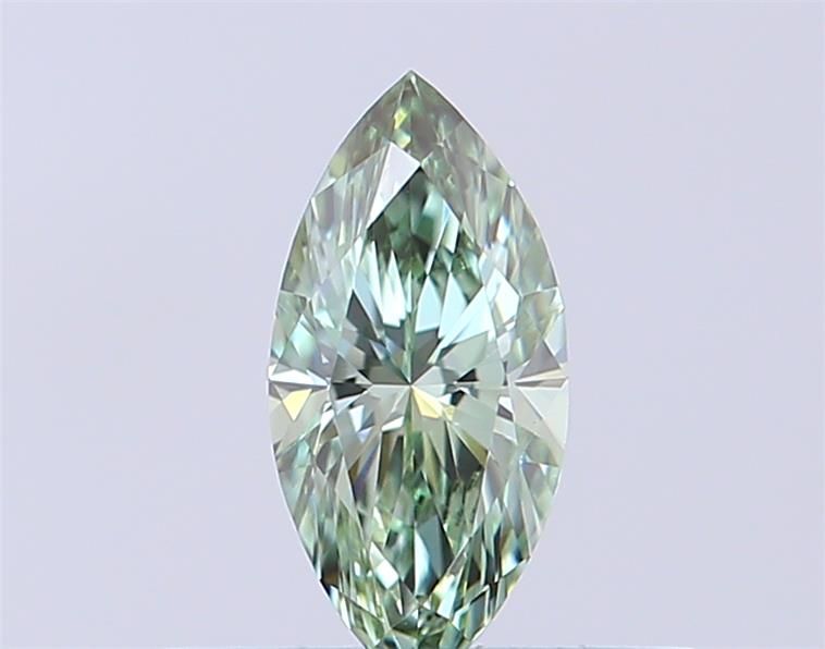 0.32 CT Fancy Vivid Green MARQUISE