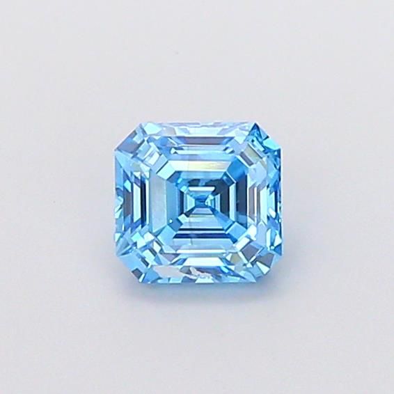 1.01 CT Fancy Vivid Blue ASSCHER