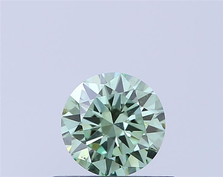 0.5 CT Fancy Vivid Green ROUND