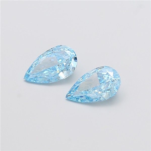 1.01 CT Fancy Vivid Blue PEAR