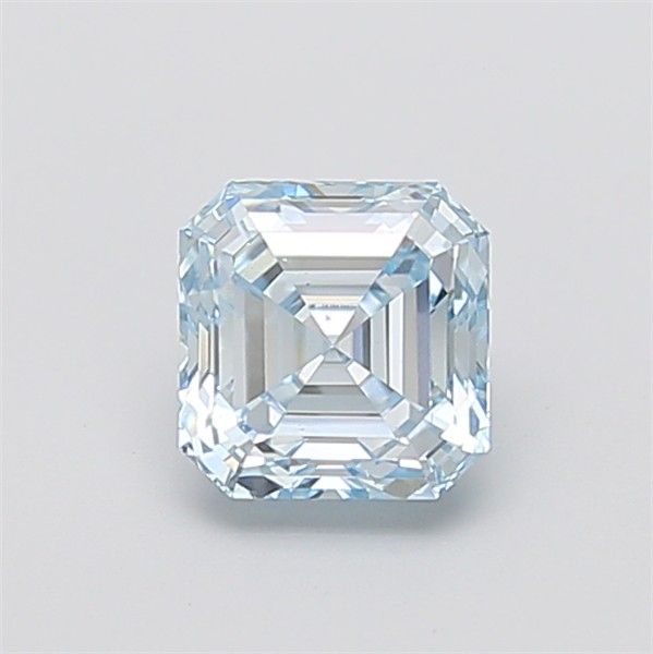 1.5 CT Fancy Intense Blue ASSCHER