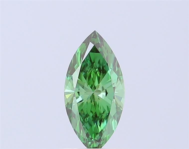 1.0 CT Fancy Vivid Green MARQUISE