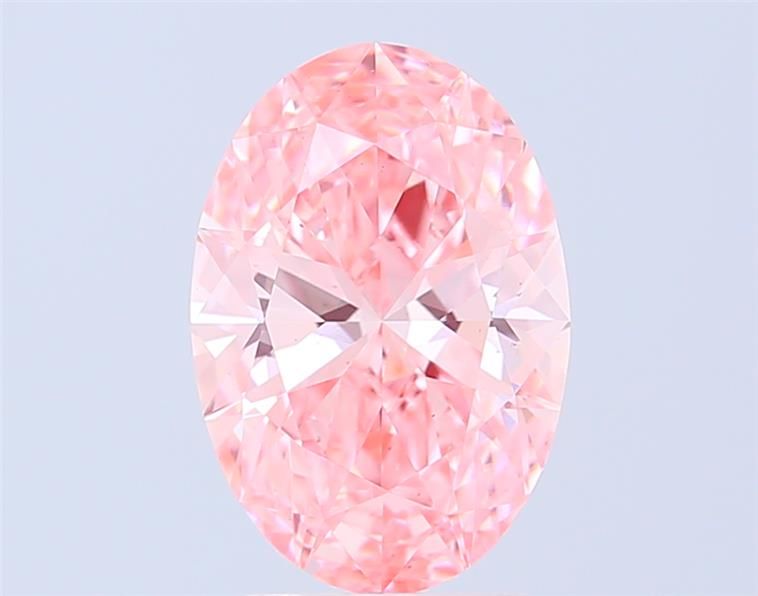 1.51 CT Fancy Vivid Pink OVAL