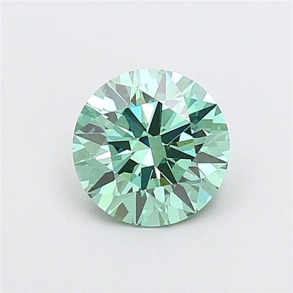 2.02 CT Fancy Vivid Green ROUND