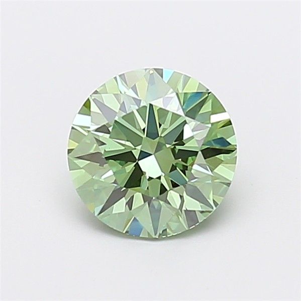 1.5 CT Fancy Vivid Green ROUND