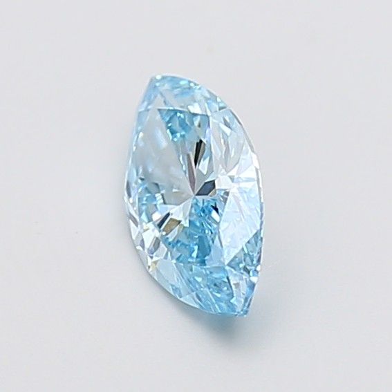 0.92 CT Fancy Vivid Blue MARQUISE