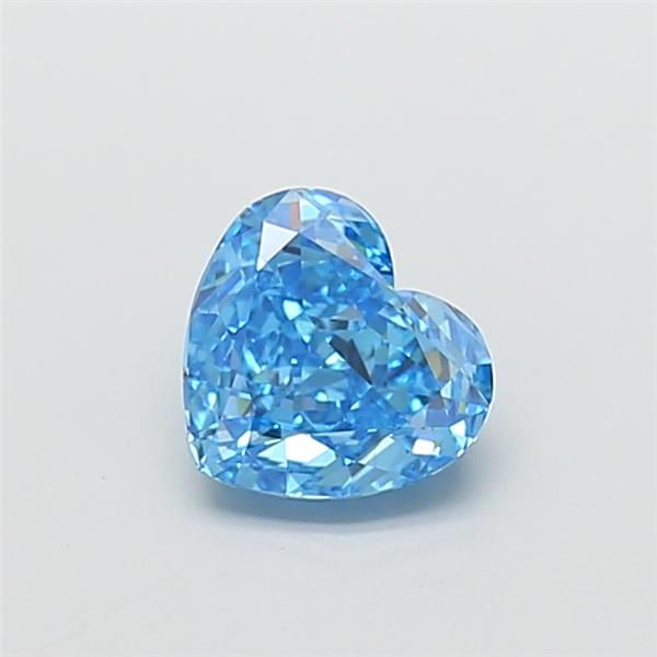 1.56 CT Fancy Vivid Blue HEART