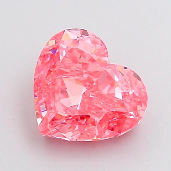 1.57 CT Fancy Vivid Pink HEART