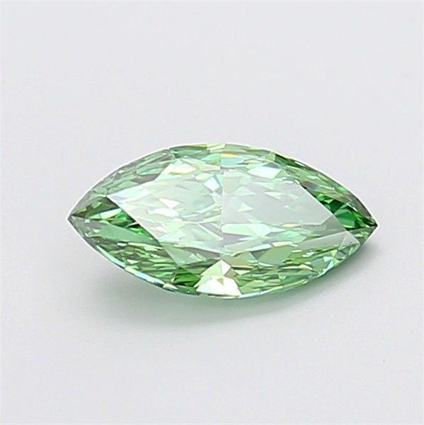 1.02 CT Fancy Vivid Green MARQUISE
