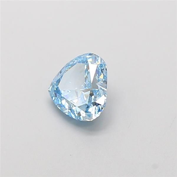 1.05 CT Fancy Vivid Blue HEART